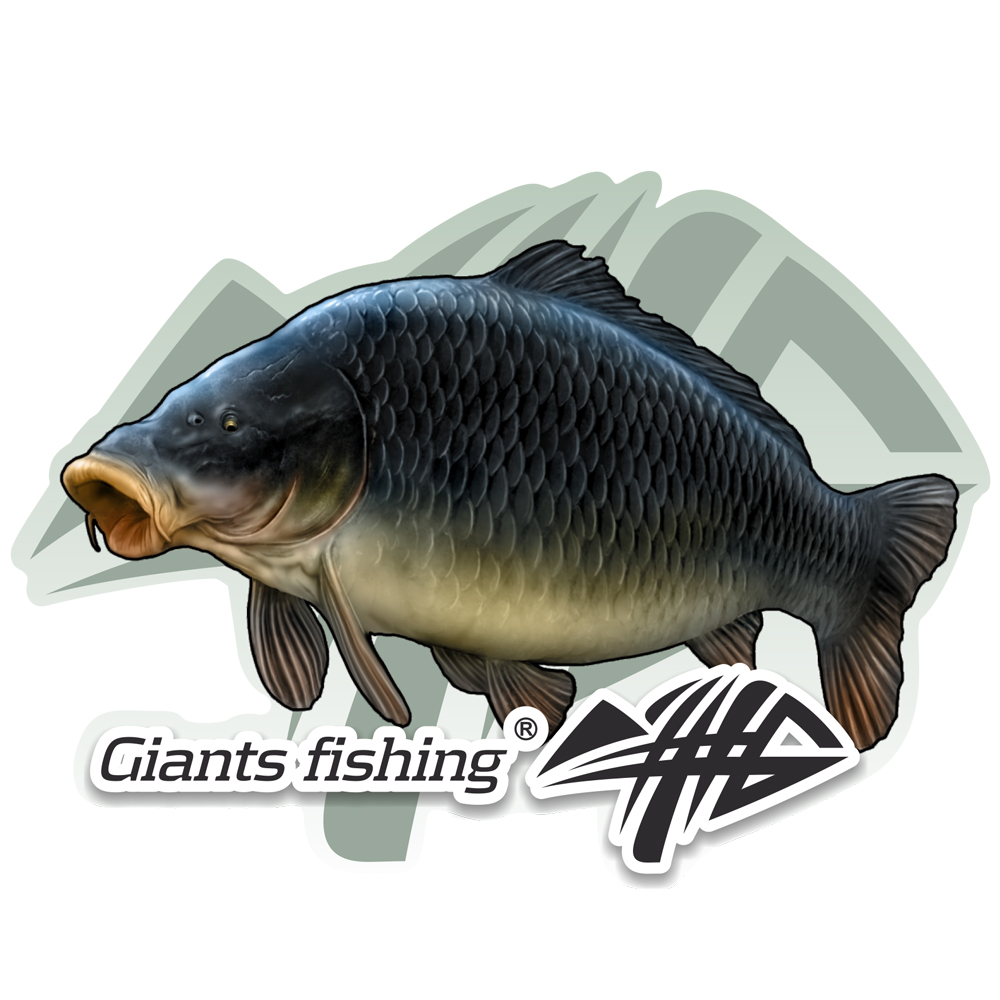 Ajándéktárgyak és utalványok : Kis matrica - Giants Fishing ponty