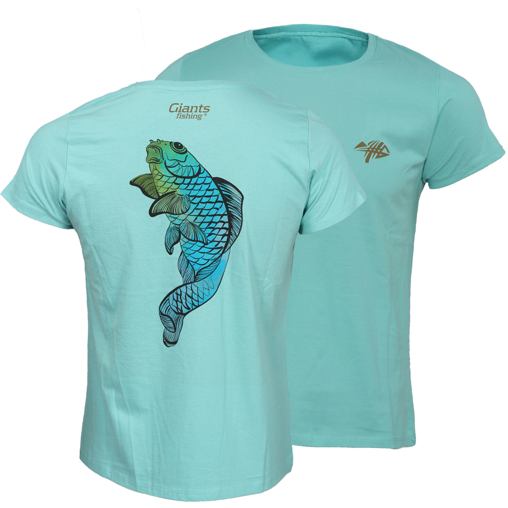 Giants fishing Női zöld Koi ponty póló