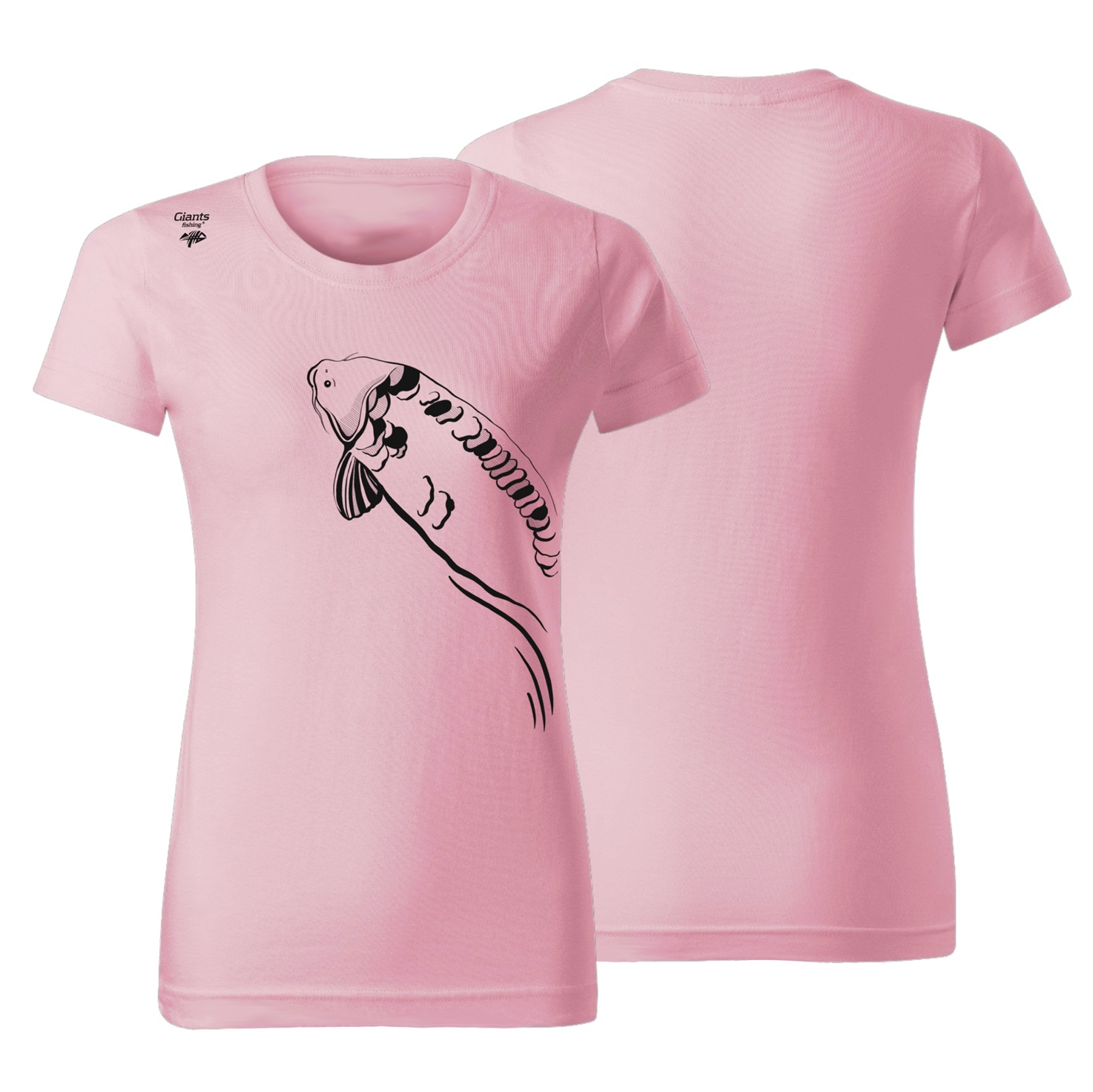 Giants fishing Női rózsaszín póló